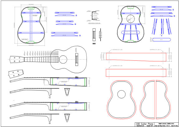 sagtmodighed Ernest Shackleton adjektiv CAD Tenor Ukulele Plan Martin Style – CAD Guitar Plans