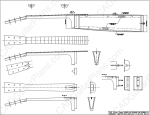 PDF Dreadnought D28 Acoustic Guitar Plan Herringbone Style - CAD Guitar ...