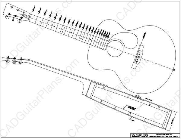PDF Baritone Acoustic Guitar Plan Martin Style
